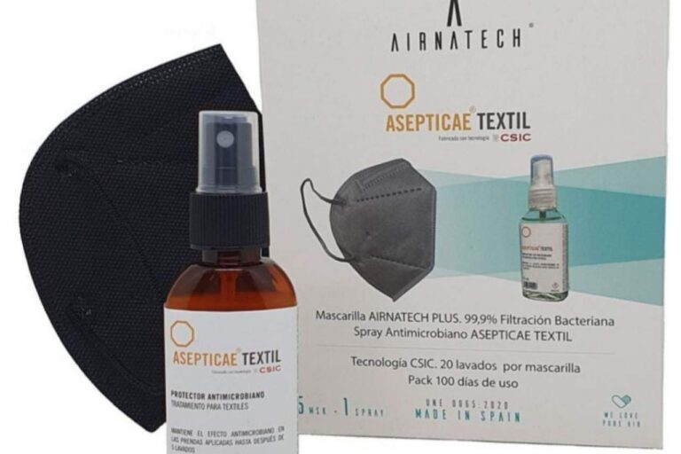 Grupo AIRNATECH lanza nuevo pack de mascarilla y spray antimicrobiano